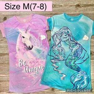 Girls M(7-8) sleep Nightgown Pajamas A27
